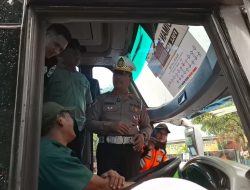 Polresta dan Dishub Kabupaten Pati Gelar Rampcheck di Terminal Kembang Joyo, Jelang Libur Lebaran