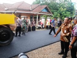 Perbaikan Jalan Lahar–Gunungsari di Kecamatan Tlogowungu Segera Rampung