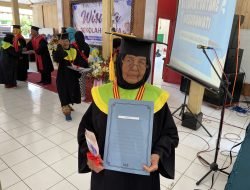 50 Lansia Desa Bajomulyo Ikuti Wisuda Sekolah Lansia di Kecamatan Juwana