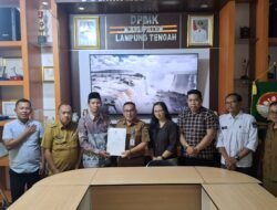 KPU Lampung Tengah Laksanakan Audiensi Dan Koordinasi dengan Dinas Pemberdayaan Masyarakat Kampung.