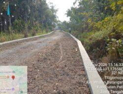 Talud Jalan Tlogomojo Dibangun, Perkuat Badan Jalan dan Antisipasi Longsor