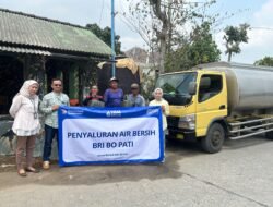 Di Tengah Kemarau Panjang, BRI Pati Salurkan Bantuan Air Bersih bagi Warga Bungasrejo