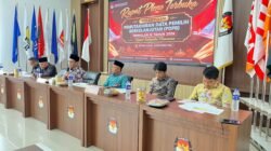 KPU KABUPATEN PESAWARAN GELAR RAPAT PLENO TERBUKA REKAPITULASI DAFTAR PEMILIH BERKELANJUTAN (PDPB)